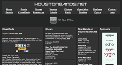 Desktop Screenshot of houstonbands.net